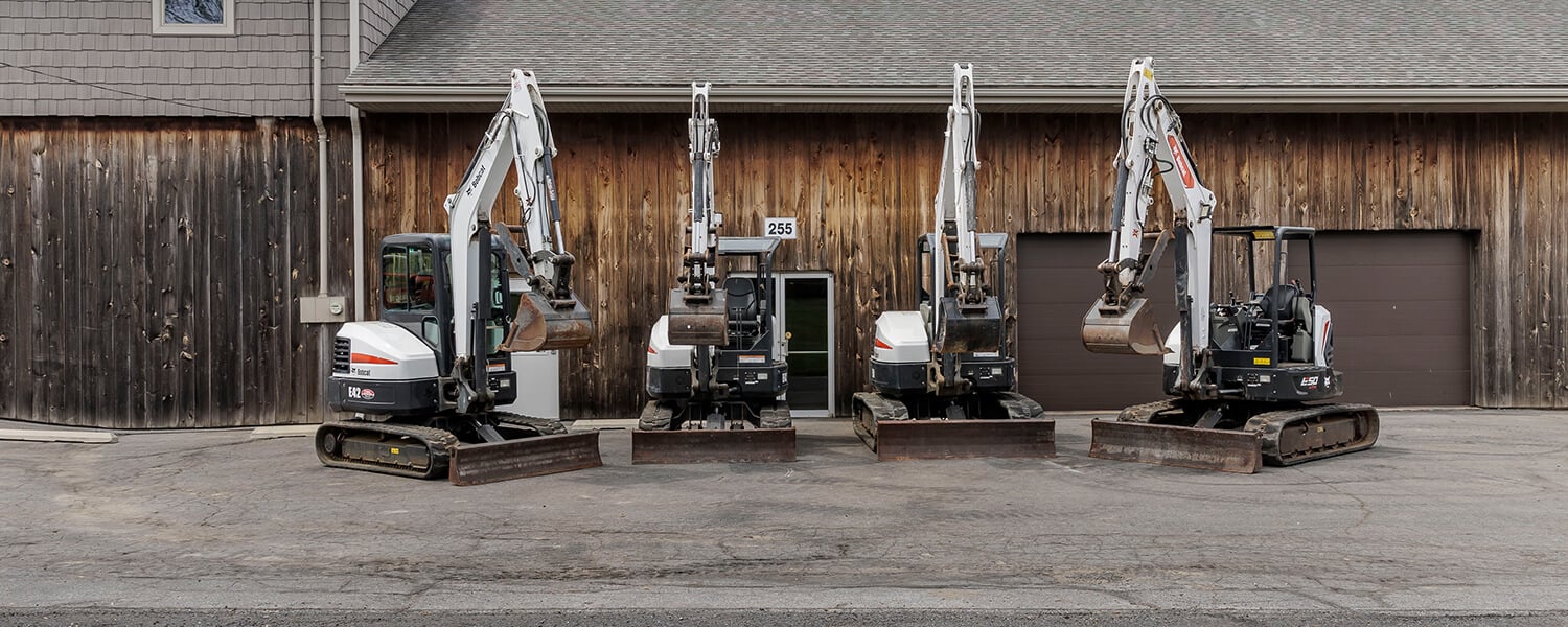 Used Bobcat mini excavators
