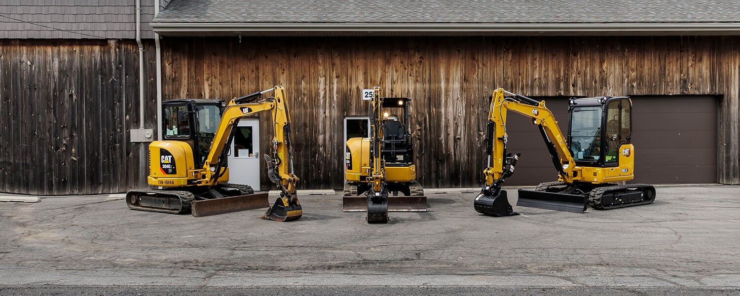 Used Cat mini excavators